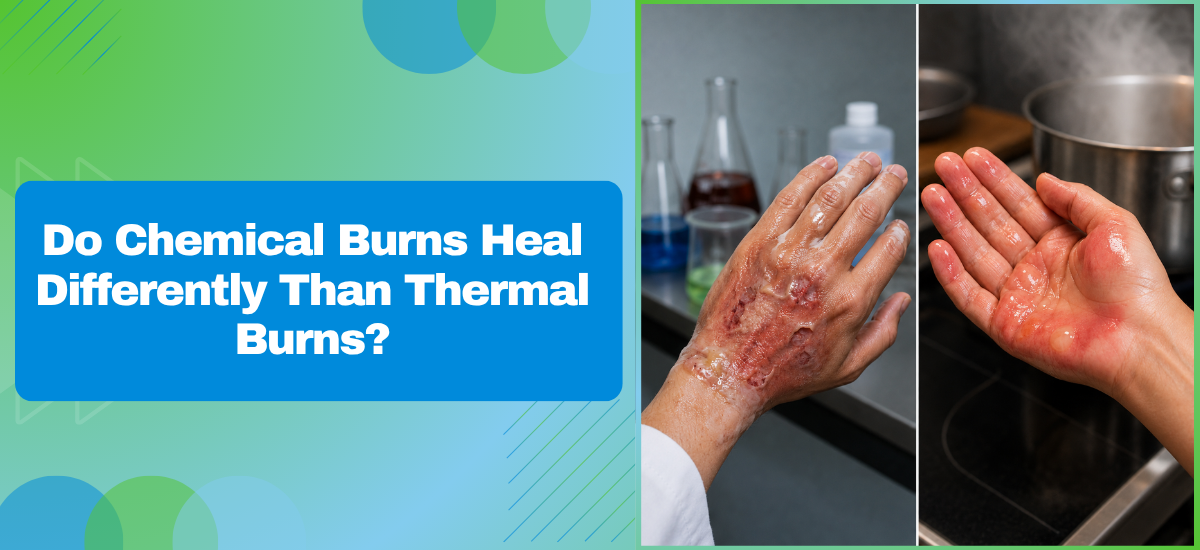 Do Chemical Burns Heal Differently Than Thermal Burns?