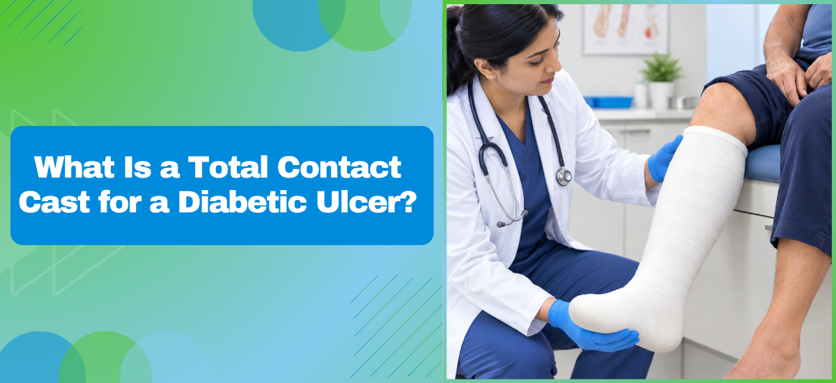 What Is a Total Contact Cast for a Diabetic Ulcer?